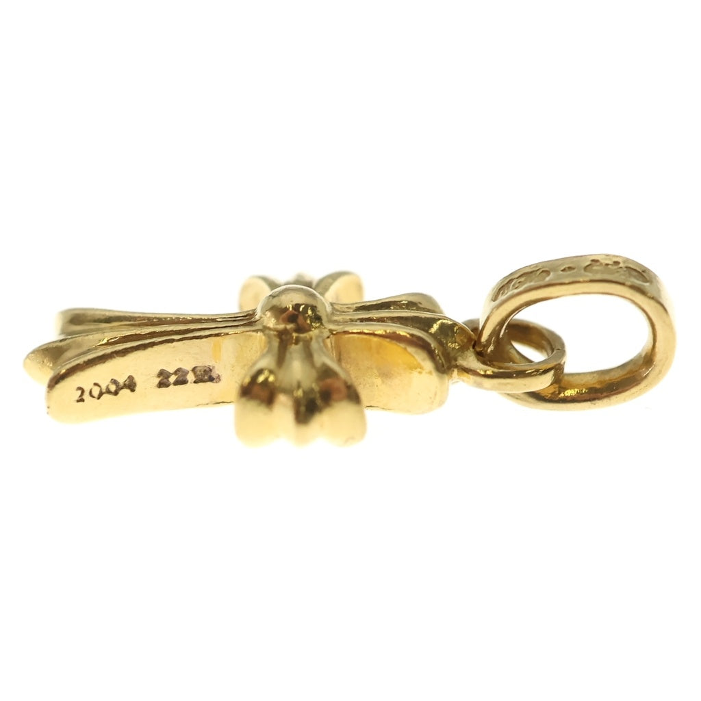 CHROME HEARTS(クロムハーツ) 22K CRS BBYFAT P/DIA ベイビーファットクロス PAVEダイヤ ペンダントトップ ゴールド BCA035