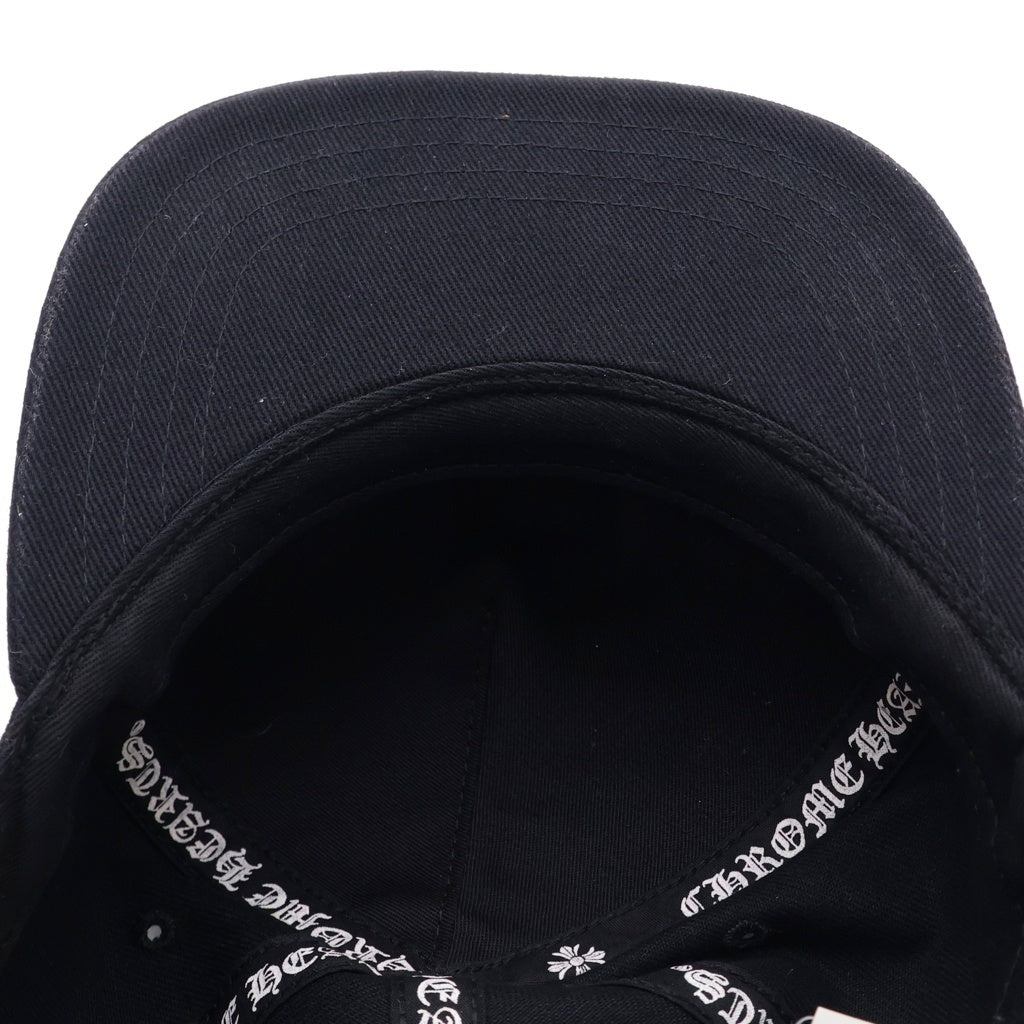 CHROME HEARTS(クロムハーツ) CH SCROLL CAP スクロール刺繍 キャップ ブラック