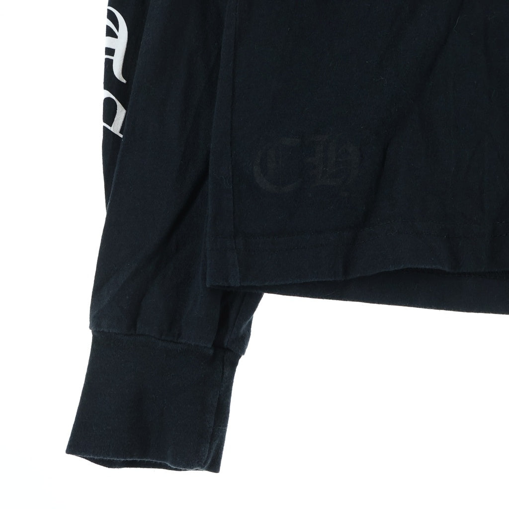 CHROME HEARTS(クロムハーツ) CH L/S T-SHIRT バックスクロールロゴ 長袖Tシャツ ロンT ブラック