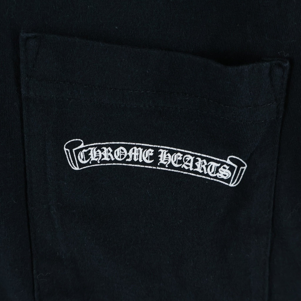 CHROME HEARTS(クロムハーツ) CH L/S T-SHIRT バックスクロールロゴ 長袖Tシャツ ロンT ブラック