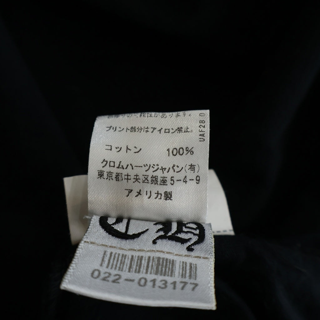 CHROME HEARTS(クロムハーツ) CH L/S T-SHIRT バックスクロールロゴ 長袖Tシャツ ロンT ブラック