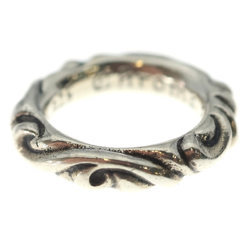 CHROME HEARTS(クロムハーツ) SCRL BAND スクロールバンド リング シルバー BCA351