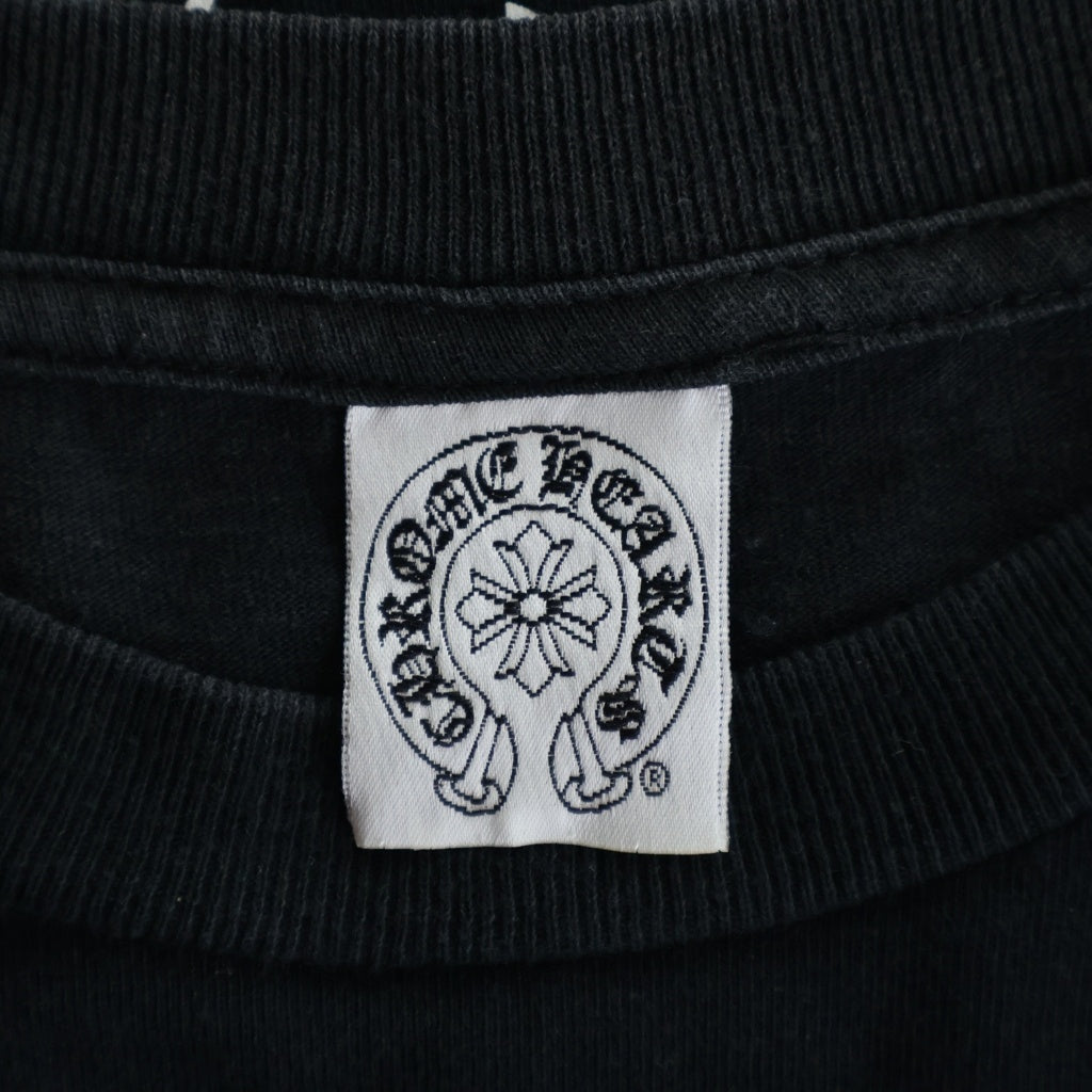 CHROME HEARTS(クロムハーツ) TAIPEI LTD L/S Tee 台北限定 オールド アームフローラル バックホースシュープリント 長袖Tシャツ カットソー ブラック