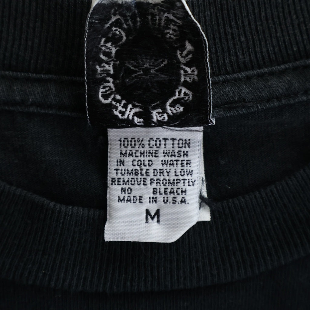 CHROME HEARTS(クロムハーツ) TAIPEI LTD L/S Tee 台北限定 オールド アームフローラル バックホースシュープリント 長袖Tシャツ カットソー ブラック