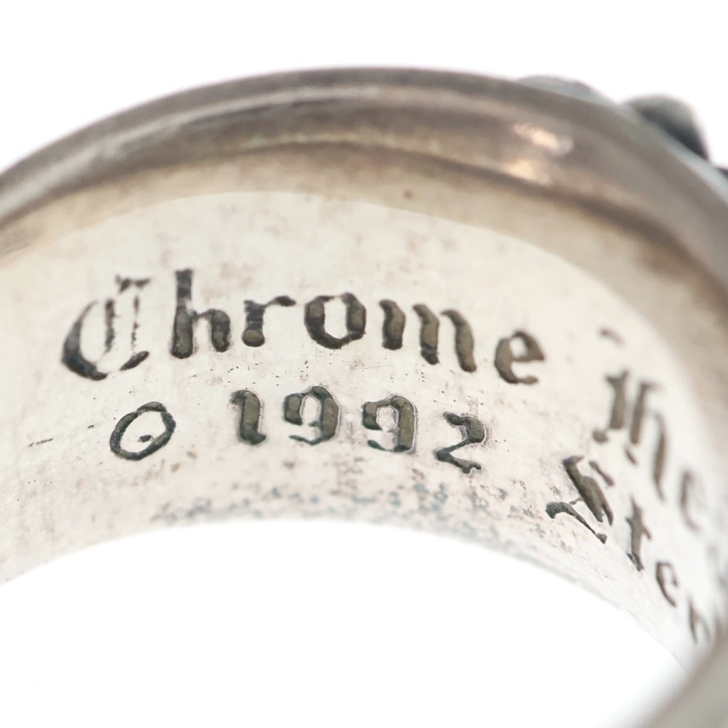 CHROME HEARTS(クロムハーツ) FLRL CRS フローラルクロス リング シルバー BCA346