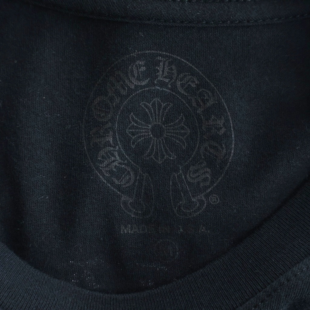 CHROME HEARTS(クロムハーツ) HOLLYWOOD PLUS CROSS TEE ハリウッド プラス クロス Tシャツ ブラック