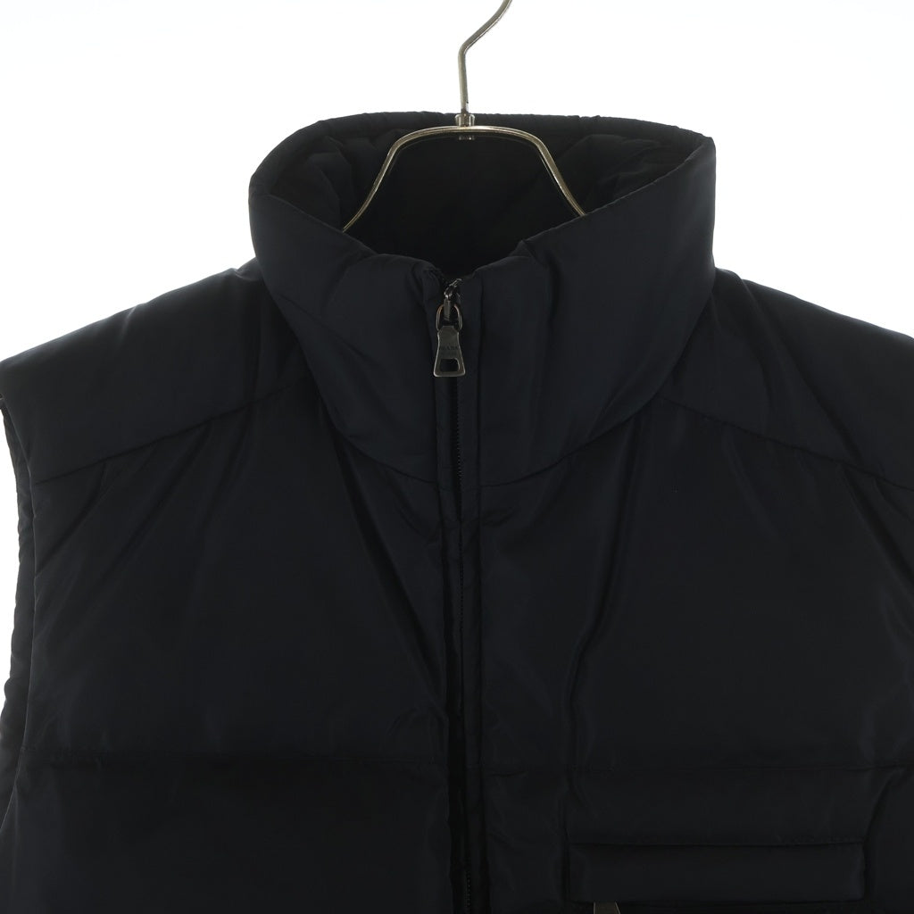 PRADA SPORT(プラダ スポーツ) トライアングルロゴプレート ダウンベスト ブラック SJM433 R131 Q86