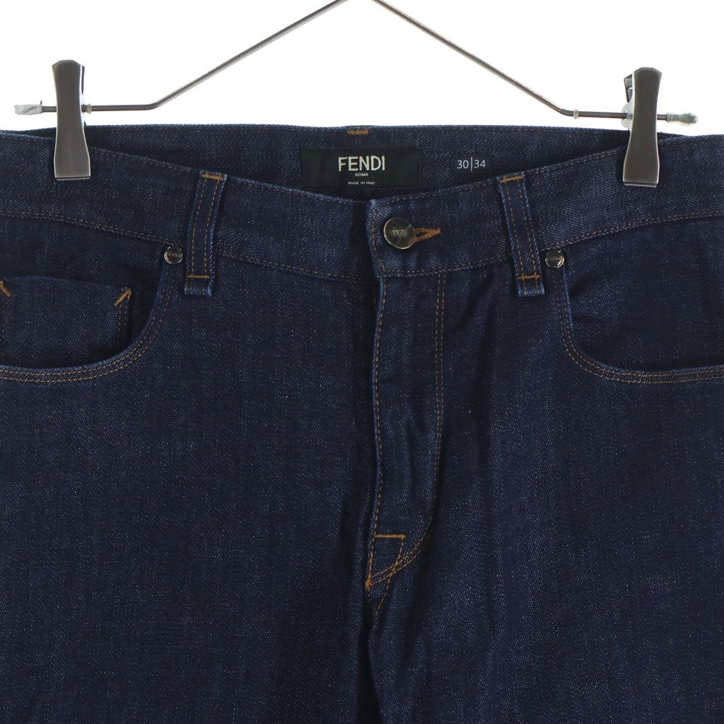 FENDI(フェンディ) ブリーチズッカ柄 デニムパンツ インディゴ FLP201 AAHP