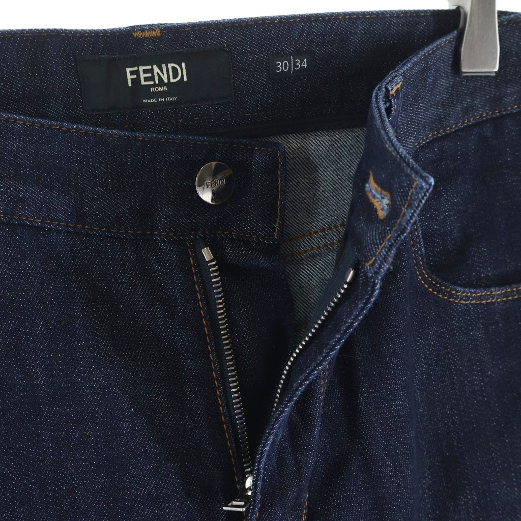FENDI(フェンディ) ブリーチズッカ柄 デニムパンツ インディゴ FLP201 AAHP