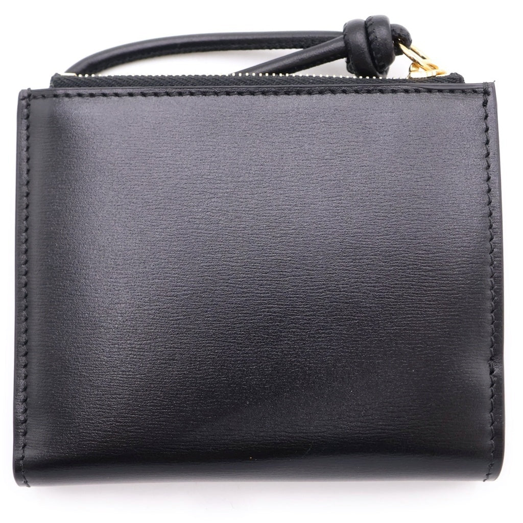JIL SANDER NAVY(ジルサンダーネイビー) GIRO MINI FRENCH WALLET ジロ ミニフレンチウォレット ブラック J07UI0016