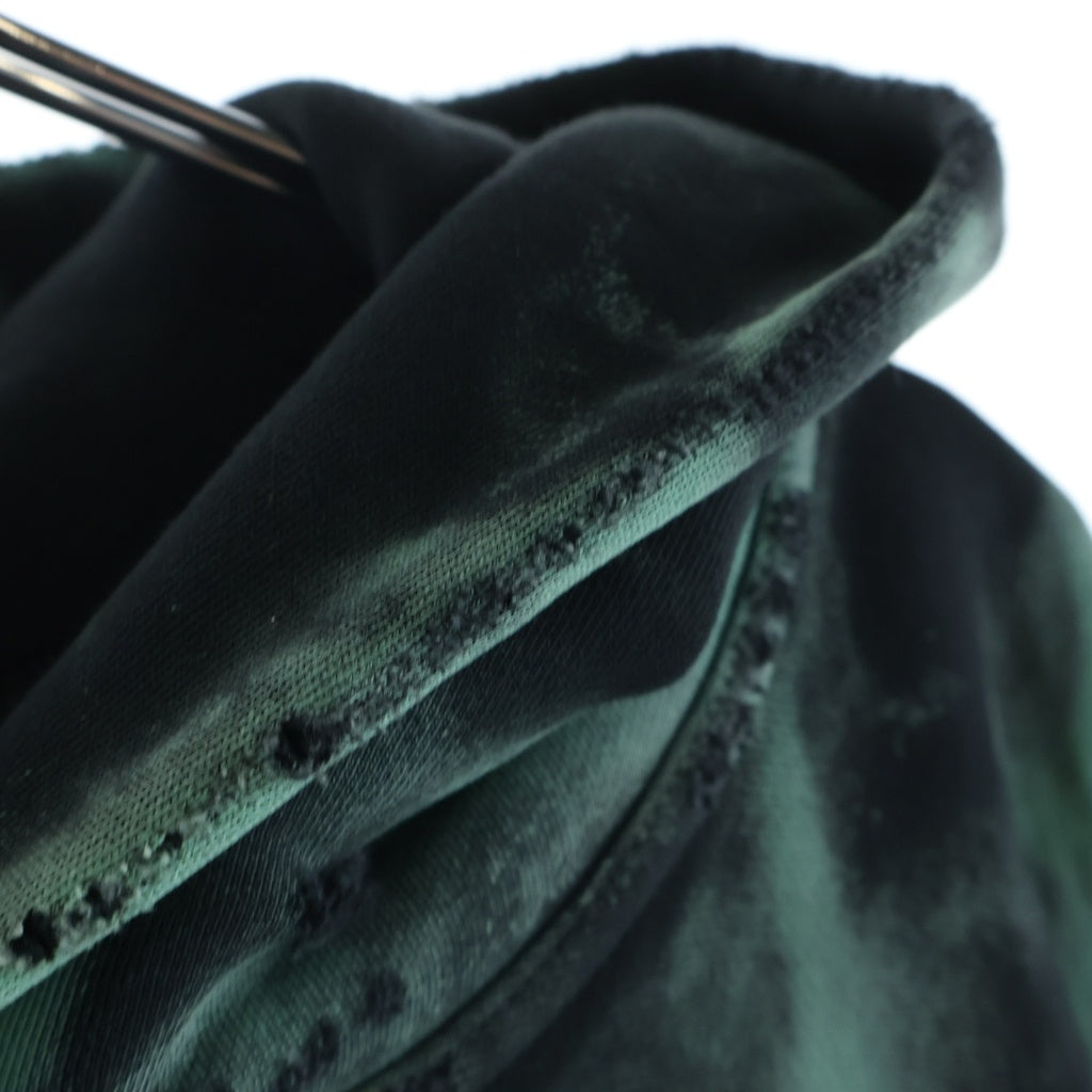 NO BRAND(ノーブランド) hellstar Marble Paradise hoodie ヘルスター マーブル パラダイス フーディー パーカー グリーン/ブラック