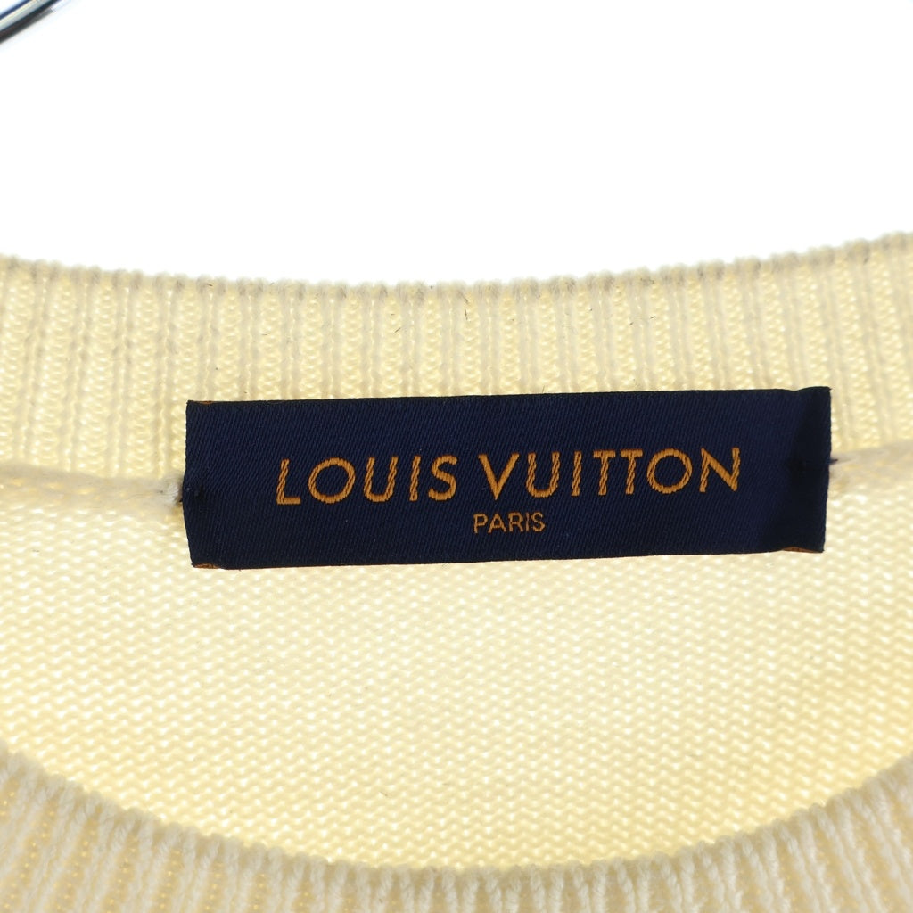 LOUIS VUITTON(ルイヴィトン) クロックインタルシアセーター ニット アイボリー RM211 ZLL HKN78W