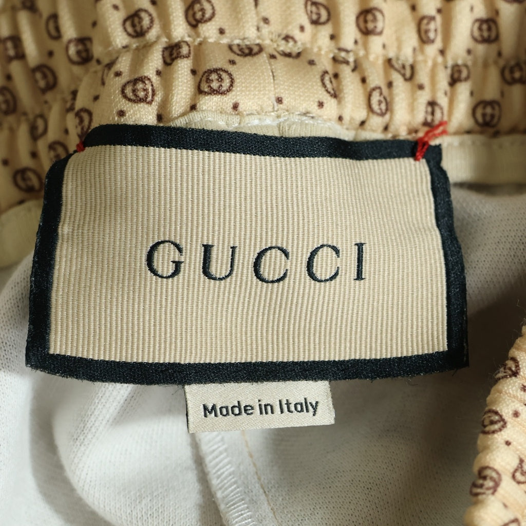 GUCCI(グッチ) 21AW インターロッキングGテクニカルジャージーパンツ 655198 XJDFF ベージュ