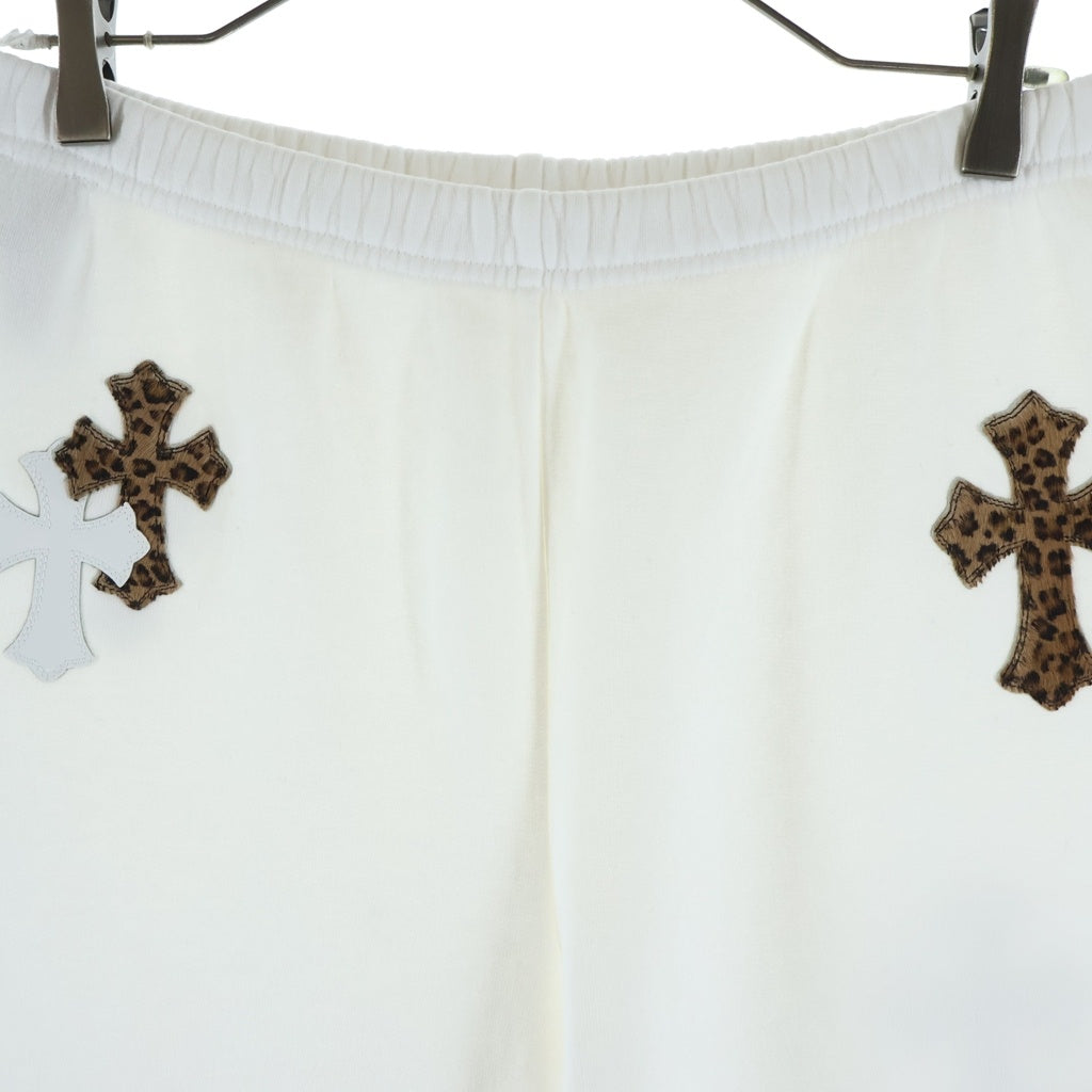 CHROME HEARTS(クロムハーツ) M Y NOT クロスパッチ付きスウェットロングパンツ ホワイト
