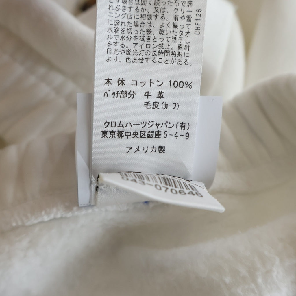 CHROME HEARTS(クロムハーツ) M Y NOT クロスパッチ付きスウェットロングパンツ ホワイト