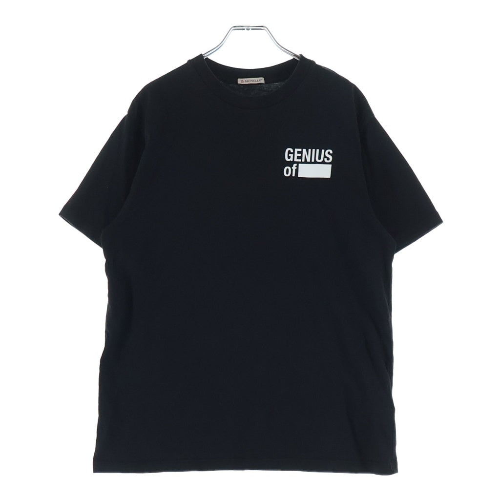 MONCLER(モンクレール) ×FRAGMENT DESIGN E20968003057 フラグメントデザイン クルーネック半袖Tシャツ ブラック