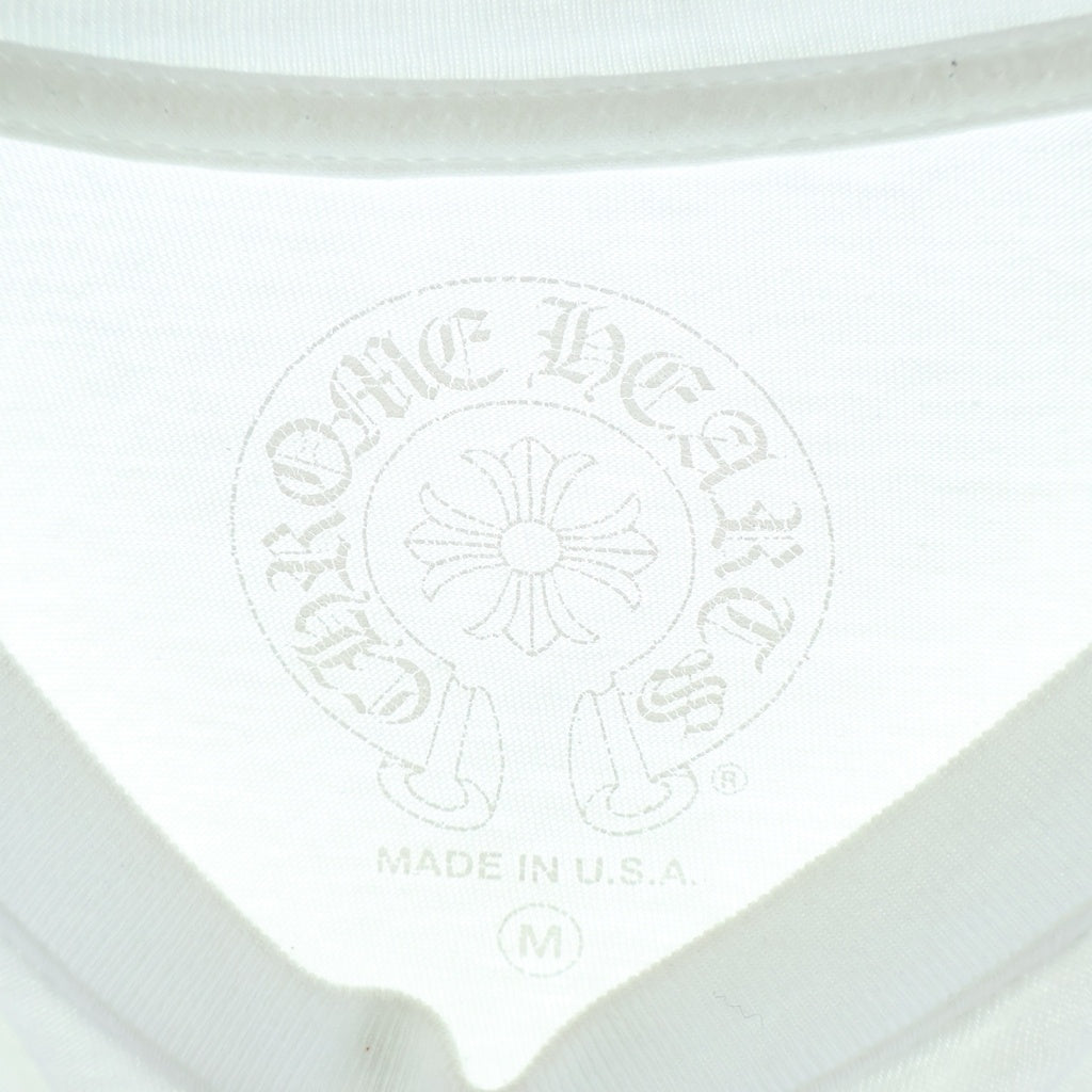 CHROME HEARTS(クロムハーツ) Multi Color Horseshoe L/S Tee マルチカラー ホースシュー プリント ロングスリーブ Tシャツ 長袖カットソー ホワイト