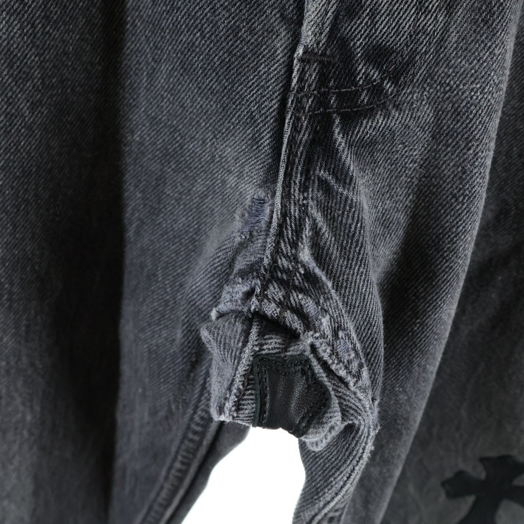 CHROME HEARTS(クロムハーツ) ×501 VNTG LEATHER CROSS PATCH JEANS