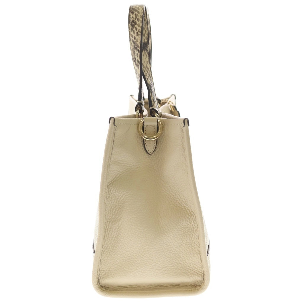 COACH(コーチ) × JEAN MICHEL BASQUIAT バスキア ショルダートートバッグ ベージュ C5660 レディース