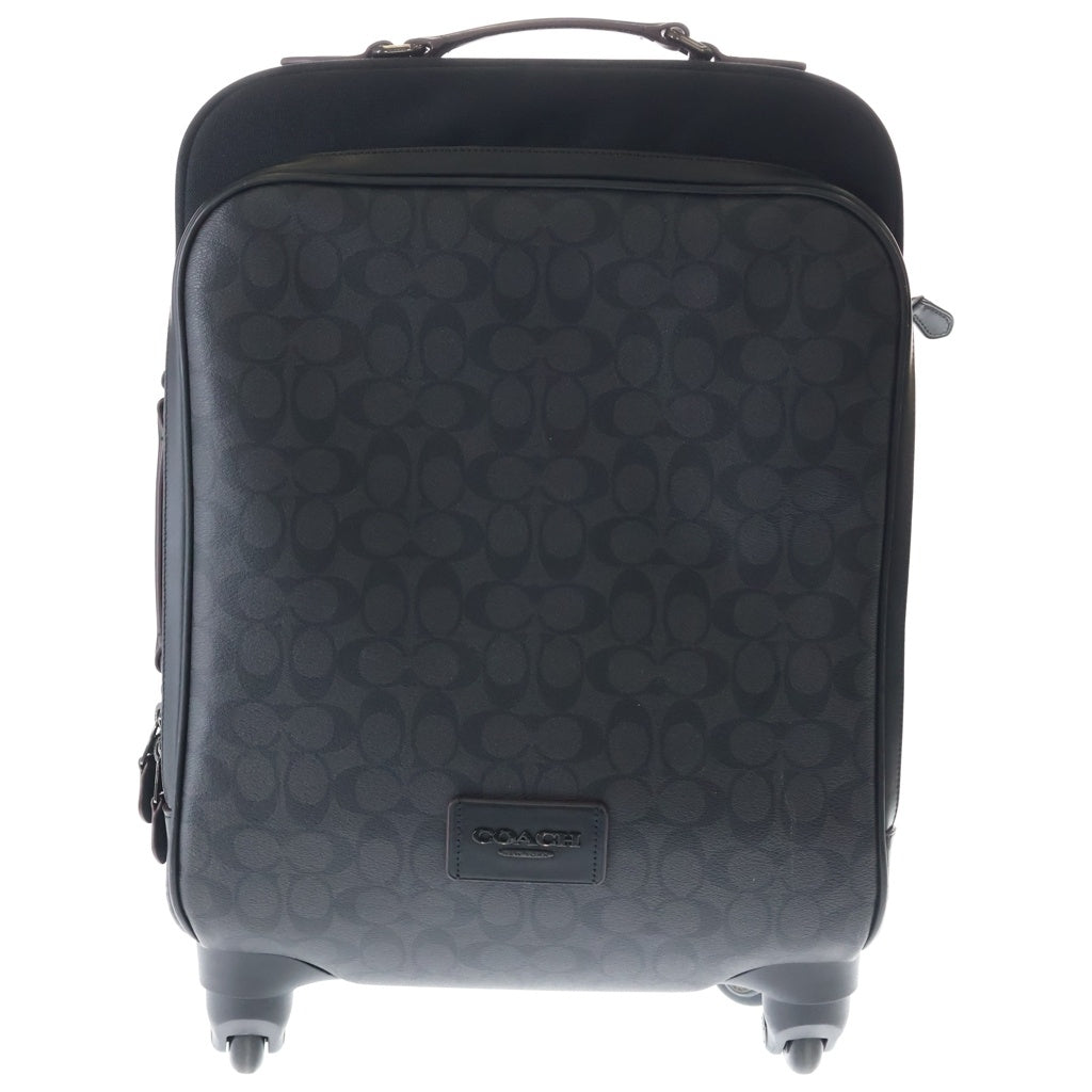 COACH(コーチ) ウィールド シグネチャーキャンバス キャリーケース グレー/ブラック F73169