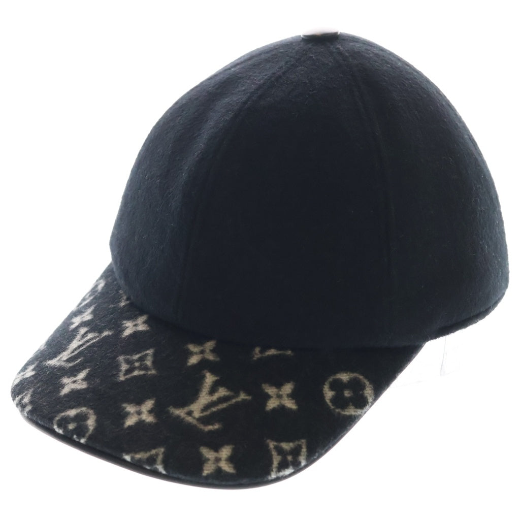 LOUIS VUITTON(ルイヴィトン) Monogram Endless Cap M7003M モノグラム ウールエンドレスキャップ 帽子 ブラック