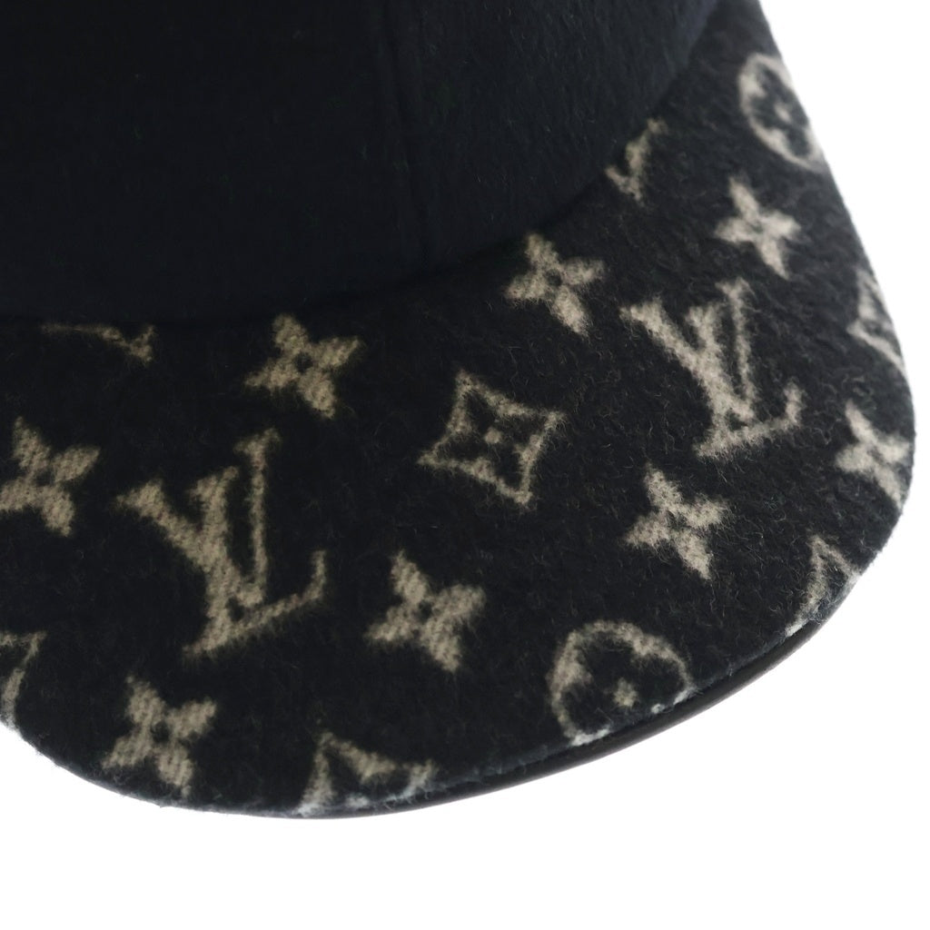 LOUIS VUITTON(ルイヴィトン) Monogram Endless Cap M7003M モノグラム ウールエンドレスキャップ 帽子 ブラック