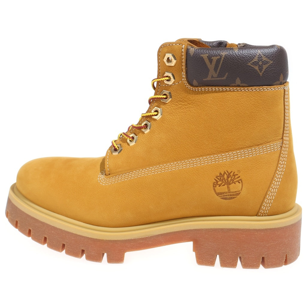 LOUIS VUITTON(ルイヴィトン) ×Timberland Embossed Ankle Boot ×ティンバーランド エンボスド アンクルブーツ ベージュ