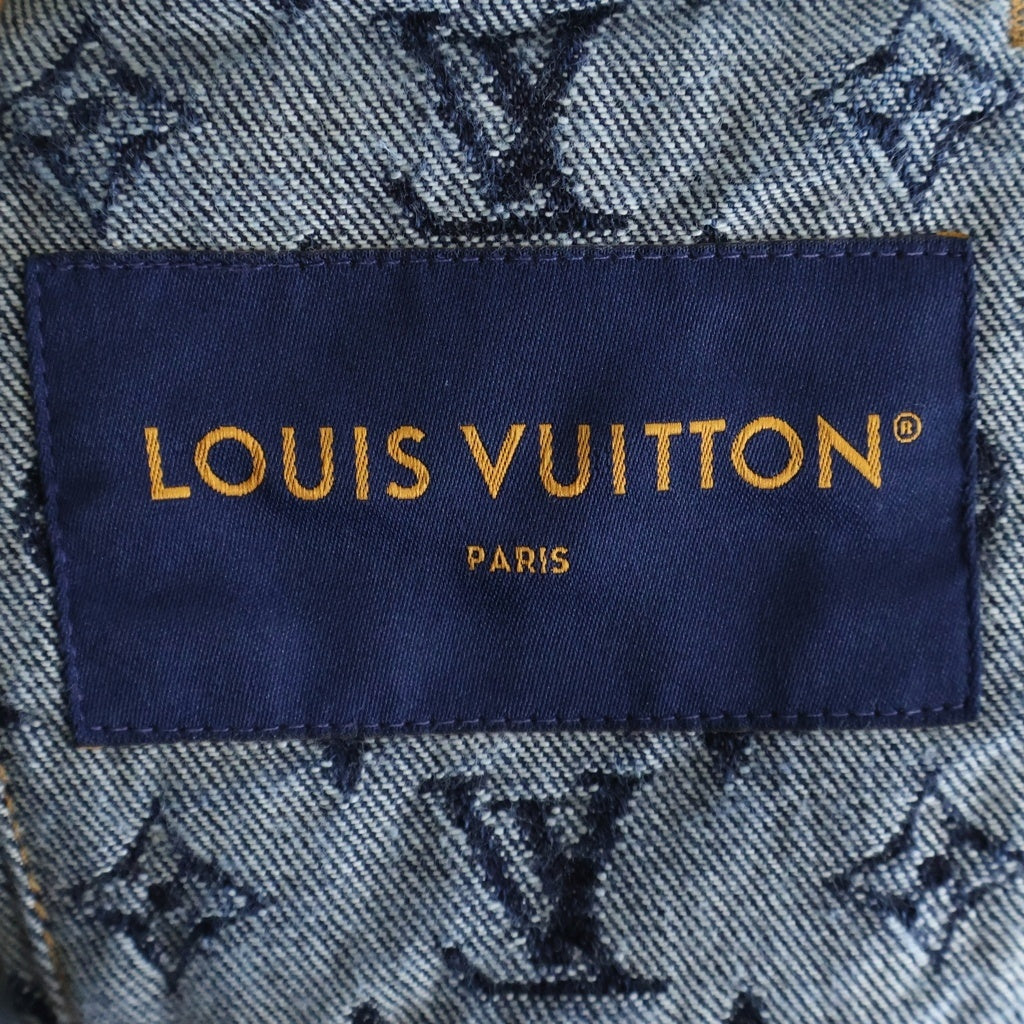 LOUIS VUITTON(ルイヴィトン) 24AW Monogram Jacquard Denim Jacket RM242M UZD HRA79W モノグラム ジャガードデニムジャケット ネイビー
