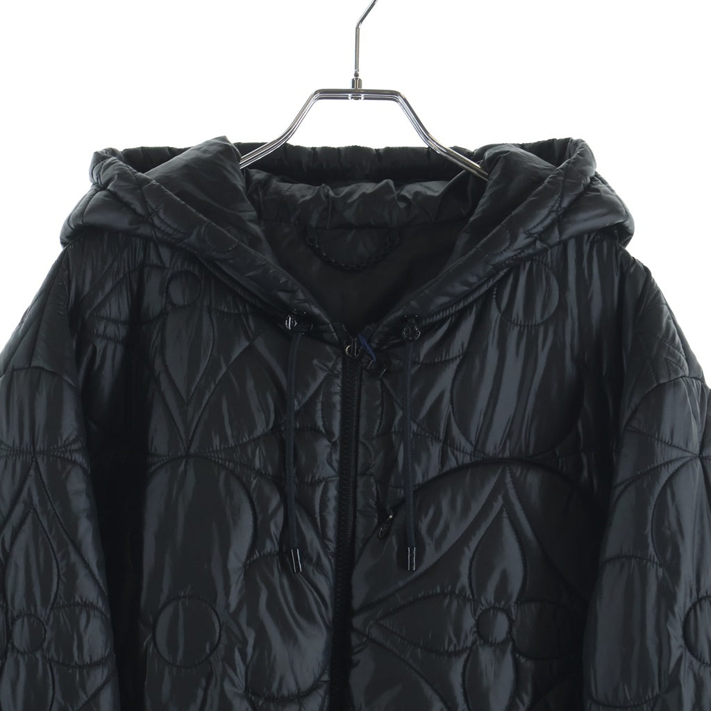 LOUIS VUITTON(ルイヴィトン) 21AW LVSE Quilted Hoodie RM212Q DH1 HLB50E モノグラム フラワーキルテッドジャケット ブラック
