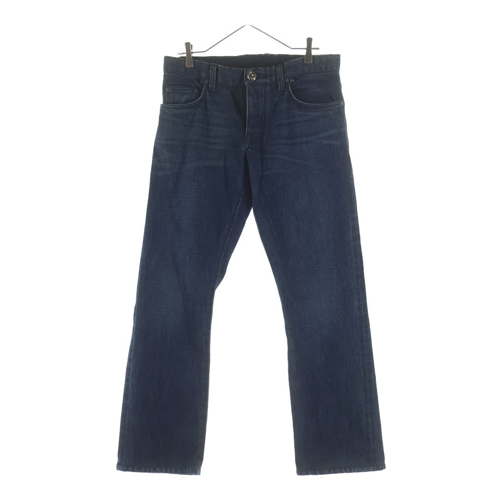 CHROME HEARTS(クロムハーツ) CRS BTN DENIM PANTS クロスボールボタン スクロールラベル ボタンフライデニムパンツ インディゴ