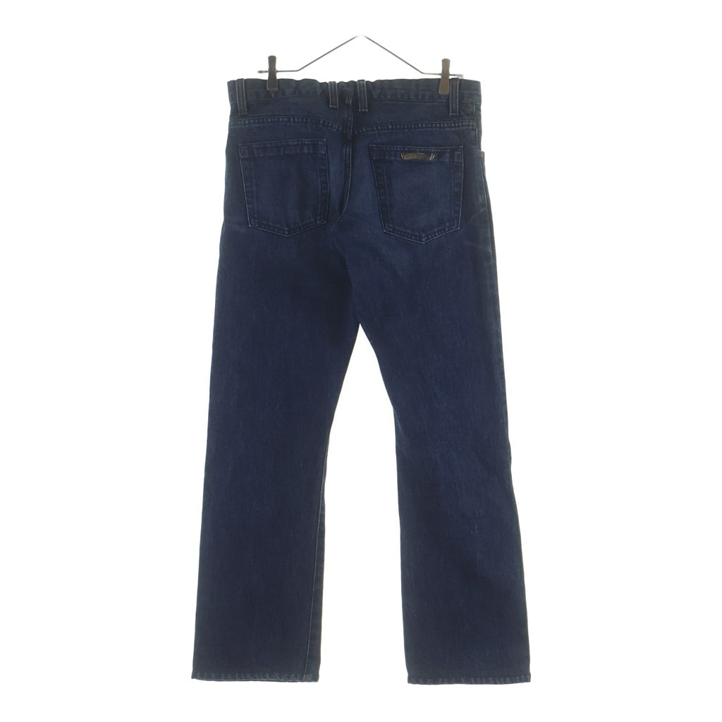 CHROME HEARTS(クロムハーツ) CRS BTN DENIM PANTS クロスボールボタン スクロールラベル ボタンフライデニムパンツ インディゴ