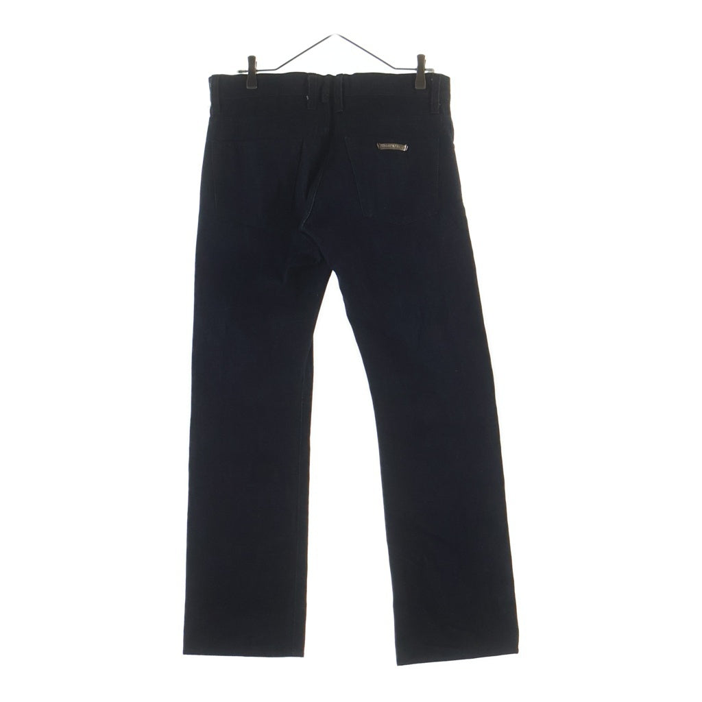 CHROME HEARTS(クロムハーツ) CRS BTN DENIM PANTS クロスボールボタン スクロールラベル ボタンフライデニムパンツ インディゴ