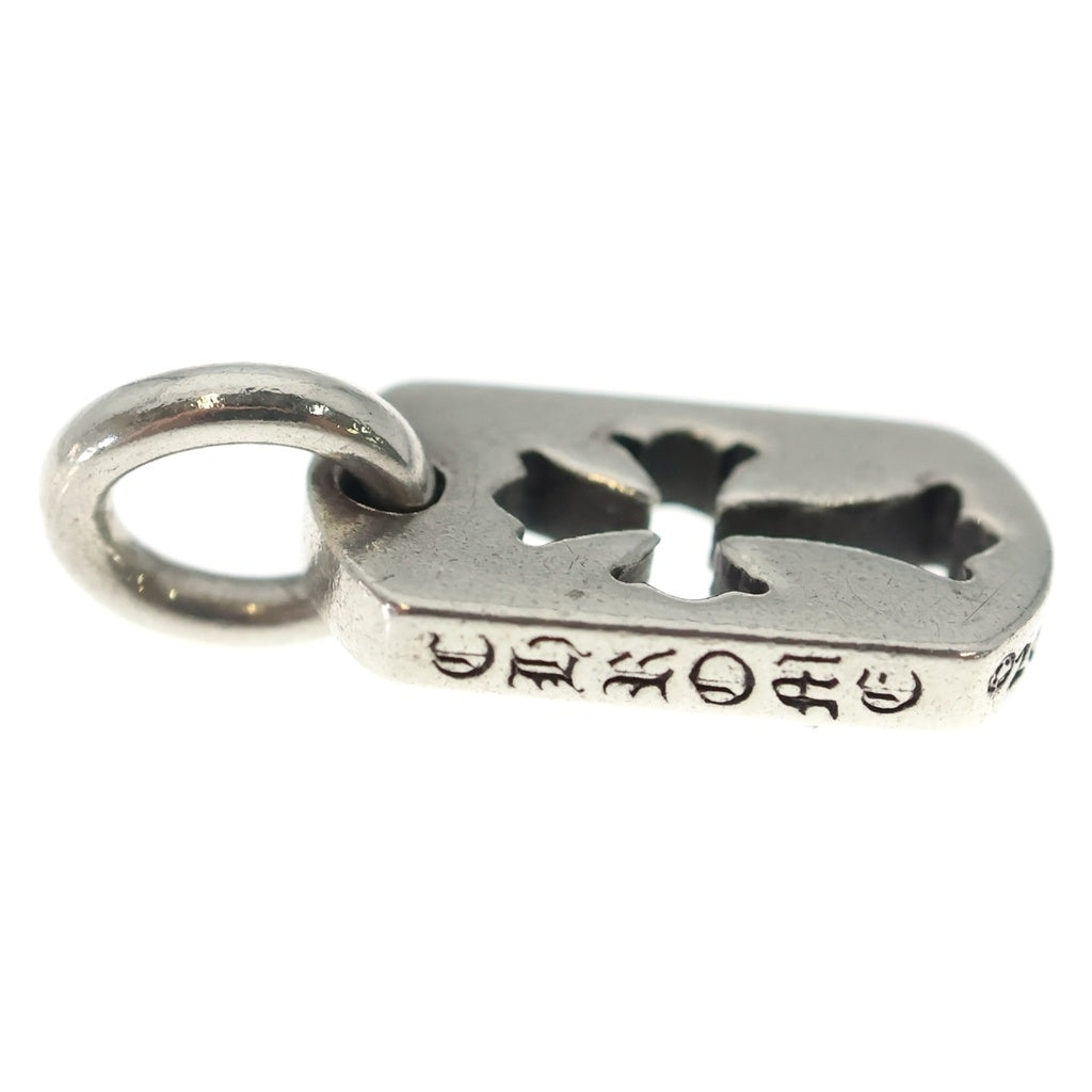 CHROME HEARTS(クロムハーツ) DT TNY CO CRS タイニーカットアウトクロスドッグタグ チャーム ペンダントトップ シルバー BCA252