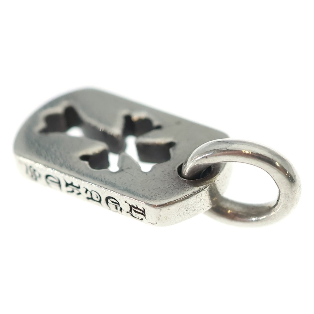 CHROME HEARTS(クロムハーツ) DT TNY CO CRS タイニーカットアウトクロスドッグタグ チャーム ペンダントトップ シルバー BCA252