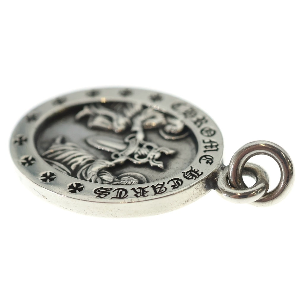 CHROME HEARTS(クロムハーツ) ANGEL MEDAL OVAL オーバルエンジェルメダル ペンダントトップ シルバー BCA207