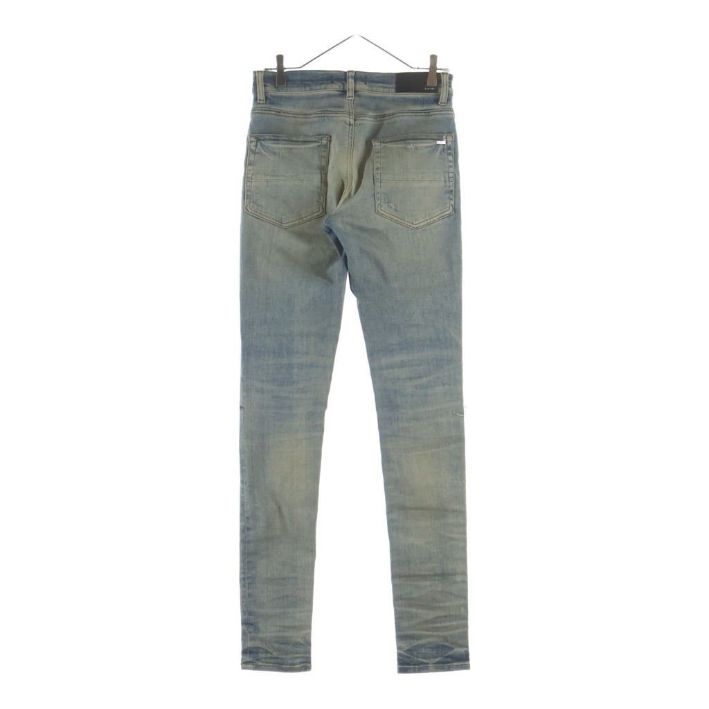 AMIRI(アミリ) Bandana Patch Jeans バンダナパッチ ダメージスキニージーンズ デニムパンツ インディゴ