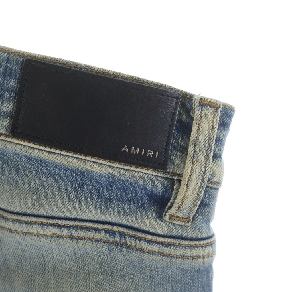 AMIRI(アミリ) Bandana Patch Jeans バンダナパッチ ダメージスキニージーンズ デニムパンツ インディゴ