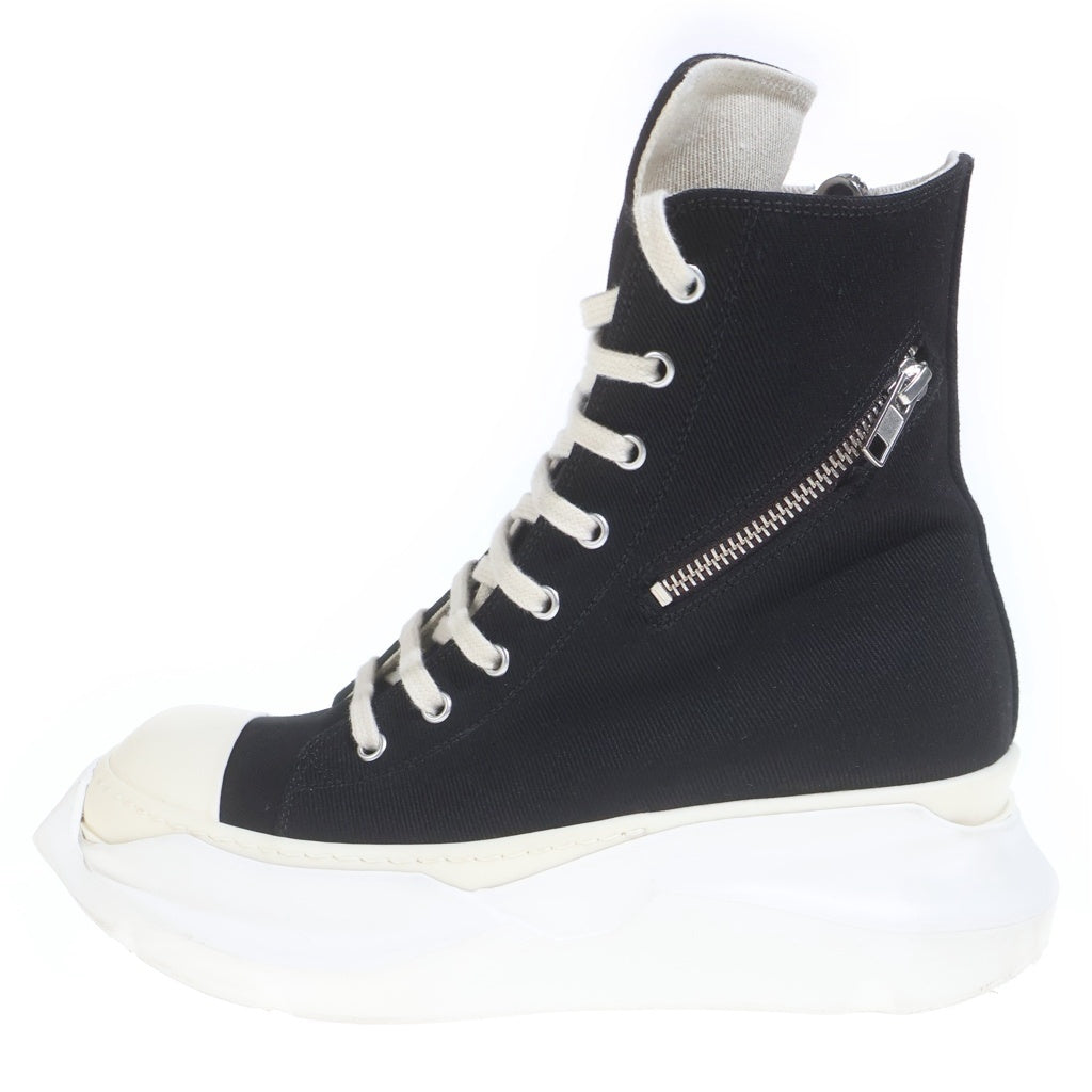 DRKSHDW(ダークシャドウ) CARGO ABSTRACT SNEAKS DU02E7841 カーゴアブストラクト キャンバスハイカットスニーカー ブラック