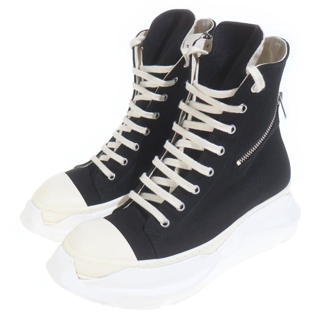DRKSHDW(ダークシャドウ) CARGO ABSTRACT SNEAKS DU02E7841 カーゴアブストラクト キャンバスハイカットスニーカー ブラック