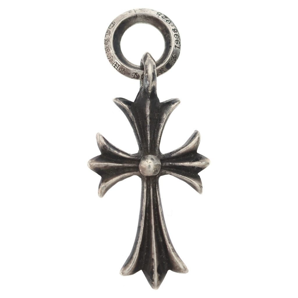 CHROME HEARTS(クロムハーツ) TINY CH CROSS タイニーCHクロス チャーム ネックレストップ シルバー BCA382
