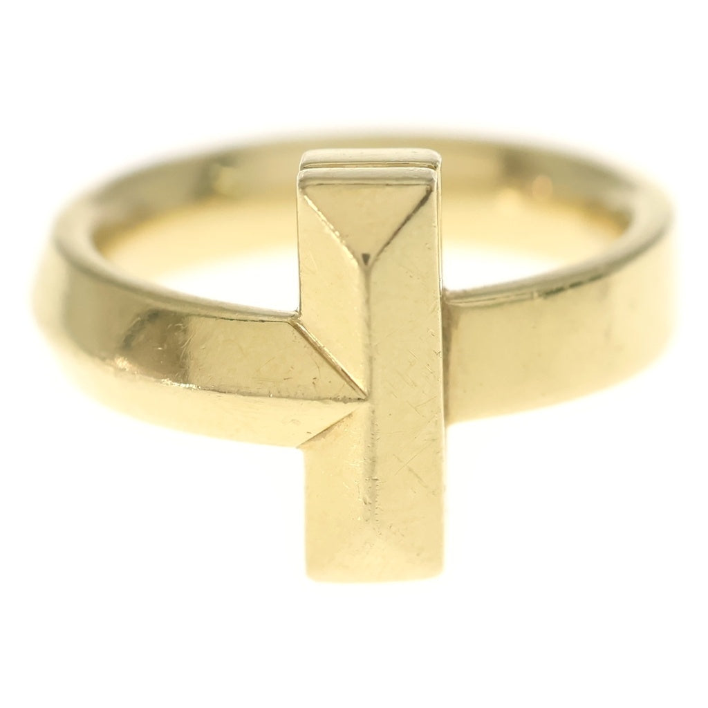 TIFFANY & Co.(ティファニー) K18YG Tワン ワイドリング イエローゴールド レディース