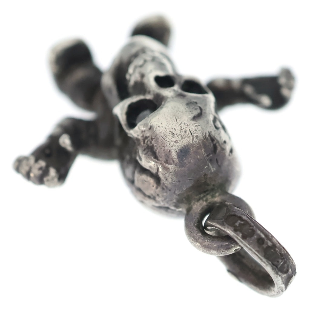 CHROME HEARTS(クロムハーツ) TINY FOTI HARRIS TEETER 2P DIA タイニーハリスティータ ダイヤ チャーム ペンダントトップ シルバー