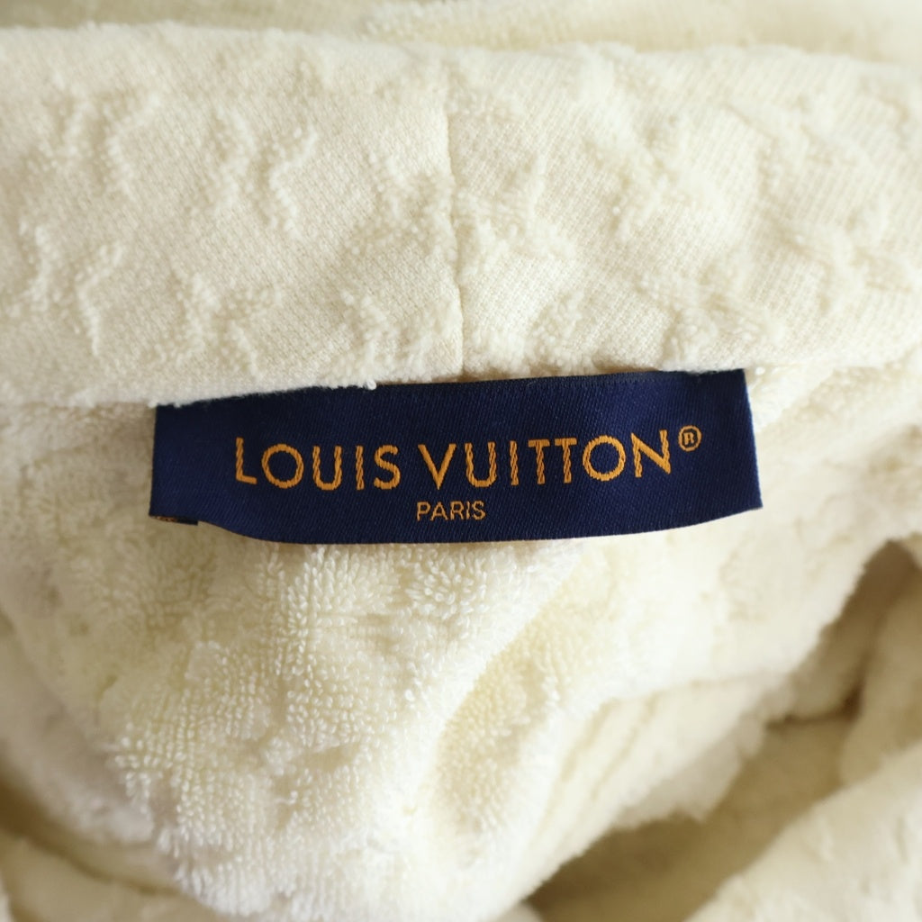 LOUIS VUITTON(ルイヴィトン) 25AW フレンチテリー 総柄パイル半袖シャツ RM252MM UXV HTS07W ホワイト