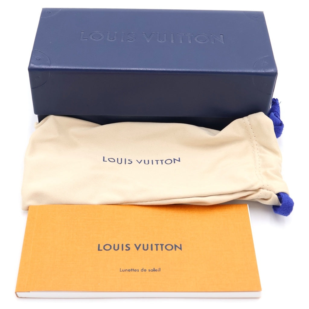 LOUIS VUITTON(ルイヴィトン) LV スリーク・スクエア サングラス ブラック/シルバー Z2178E