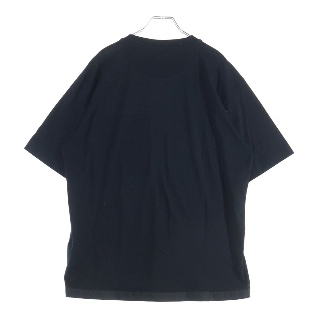 PRADA(プラダ) RE-NYLON トライアングルロゴプレートTシャツ ブラック UJN661 S221 11XCK