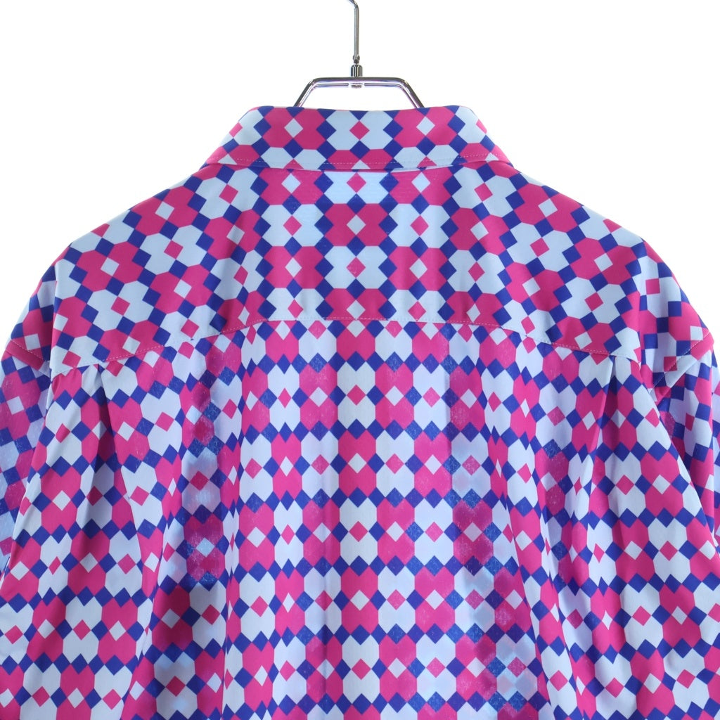 COMME des GARCONS(コムデギャルソン) 26SS HOMME PLUS オムプリュス 花柄長袖シャツ ピンク