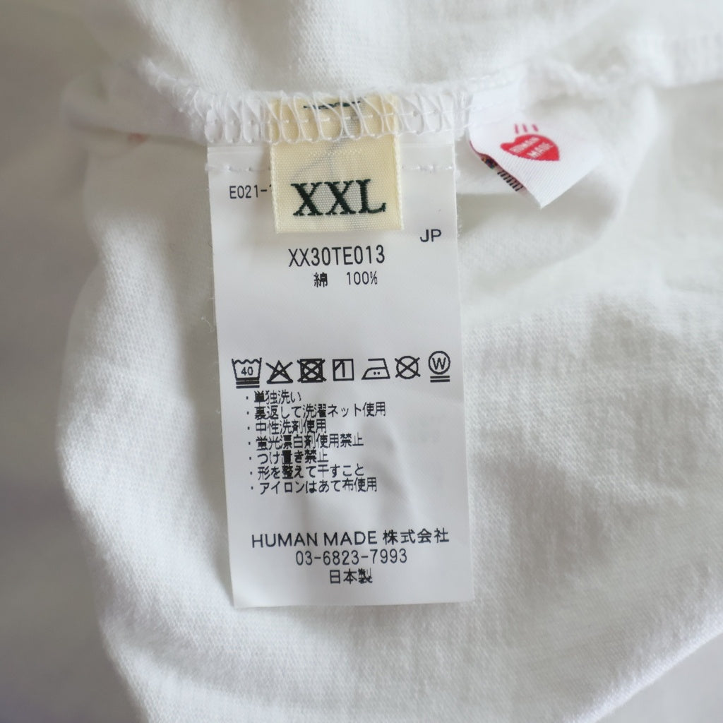 HUMAN MADE(ヒューマンメイド) ×UNDERCOVER GRAPHIC T-SHIRT 両面プロント 半袖Tシャツカットソー ホワイト