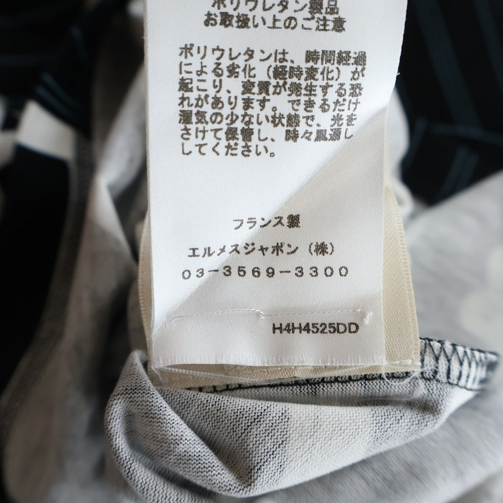 HERMES(エルメス) 24SS デトゥレ 半袖ショートスリーブワンピース ブラック 4H4525DD レディース
