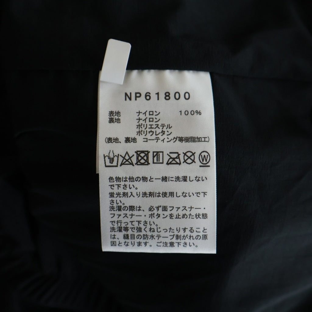 THE NORTH FACE(ザノースフェイス) MOUNTAIN JACKET マウンテンジャケット ロゴ刺繍ナイロンジャケット ブラック NP61800
