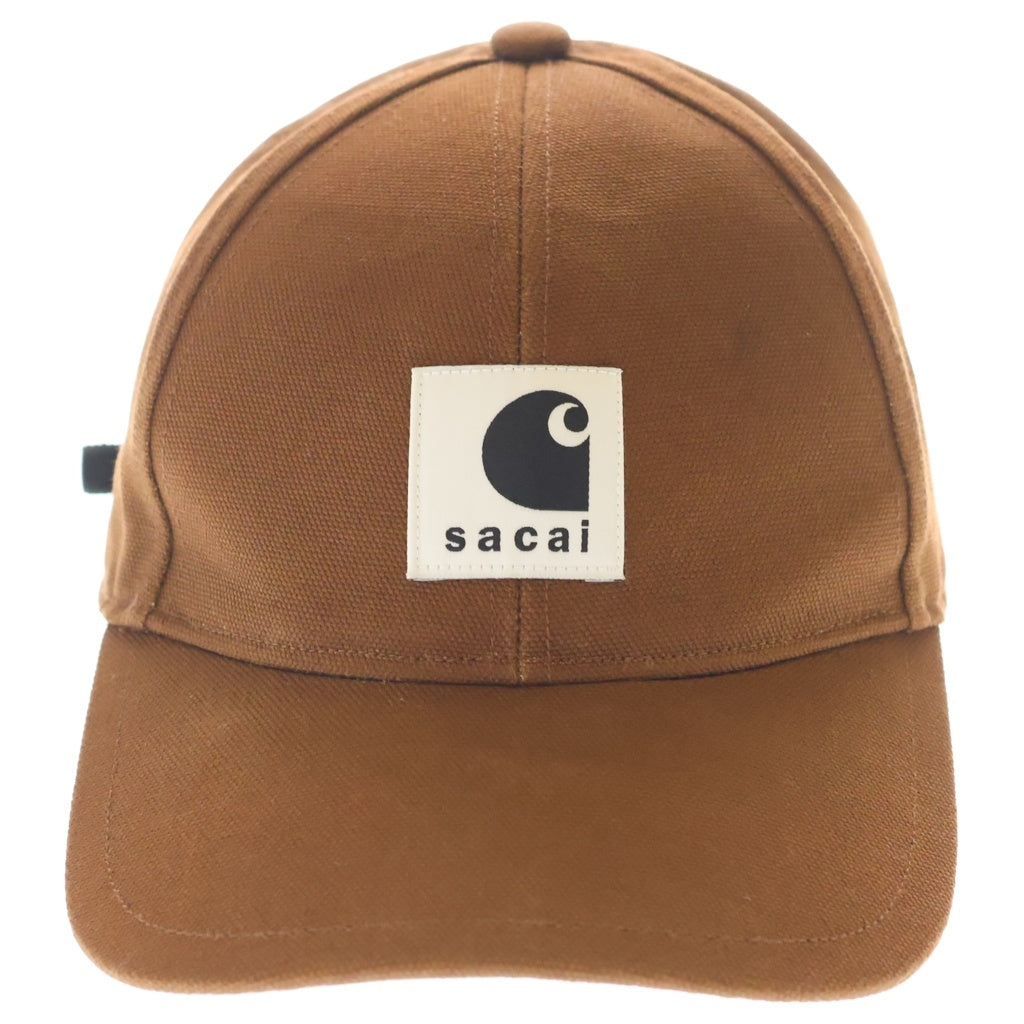 Sacai(サカイ) ×Carhartt WIP Duck Cap 25-00996S ×カーハート ダックキャップ 帽子 ブラウン